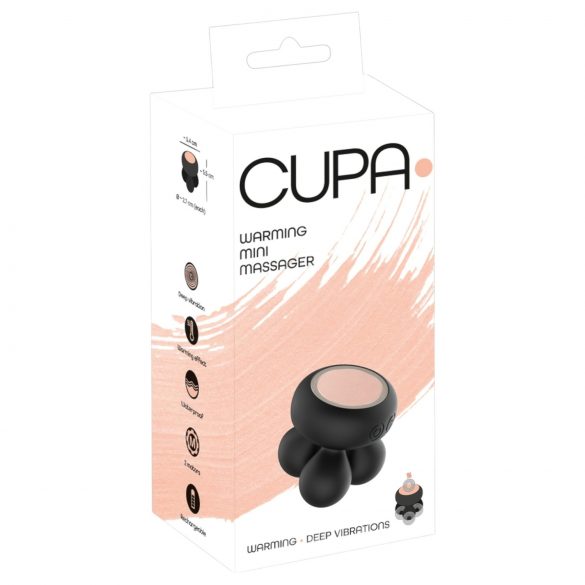 You2Toys CUPA Mini - varmende massagestav (sort)