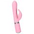 Pillow Talk Lively - genopladelig vibrator med klitorisarm (pink)