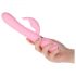 Pillow Talk Lively - genopladelig vibrator med klitorisarm (pink)