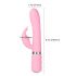 Pillow Talk Lively - genopladelig vibrator med klitorisarm (pink)