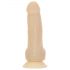 Naked Addiction Rotating 7 - genopladelig roterende vibrator (18 cm) - natur