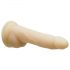 Naked Addiction Rotating 7 - genopladelig roterende vibrator (18 cm) - natur