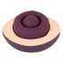 Belou - Genopladelig, roterende vulva-massager vibrator (lilla)