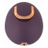 Belou - Genopladelig, roterende vulva-massager vibrator (lilla)