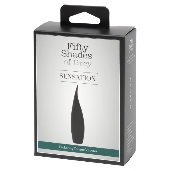 Fifty Shades Sensation - tunge vibrator (sort)