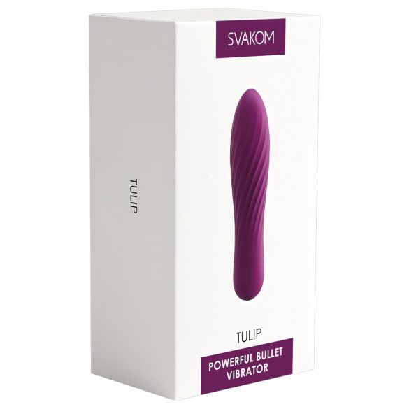 Svakom Tulip - genopladelig mini stavvibrator (lilla)