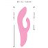 SMILE Nodding - genopladelig klitorisvibrator m. hovedeffekt (pink)