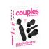 Couples Choice - genopladelig, opvarmelig massagevibrator (sort)