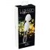 Liaison Wand - LED-vibrator i silikone/glas (transparent)