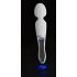 Liaison Wand - LED-vibrator i silikone/glas (transparent)