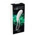 Liaison Kurve - genopladelig LED vibrator (transparent-hvid)