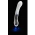 You2toys Liaison - LED vibrator i silikone og glas (klar/hvid)