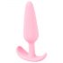 Cuties Mini Butt Plug - silikone anal plug - pink (2,1 cm)