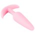 Cuties Mini Butt Plug - silikone anal plug - pink (2,1 cm)