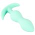 Cuties Mini Buttplug - silikone anal plug - mintgrøn (2,3 cm)