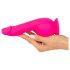 SMILE Kraftfuld - genopladelig, 2-motor sugevibrator (pink)