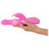 SMILE Pearly Rabbit - Perlevibrator med klitorisvibrator (pink)