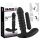 Black Velvet rillet vibrator - mellem (sort)