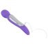 SMILE Wand - Dobbelt motormassagevibrator (lilla)