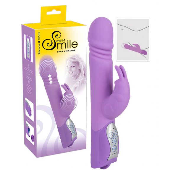 SMILE Push - kraftfuld klitorisvibrator (lilla)