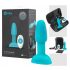 b-Vibe Rimming - Roterende perle anal vibrator (turkis)