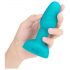 b-Vibe Rimming - Roterende perle anal vibrator (turkis)