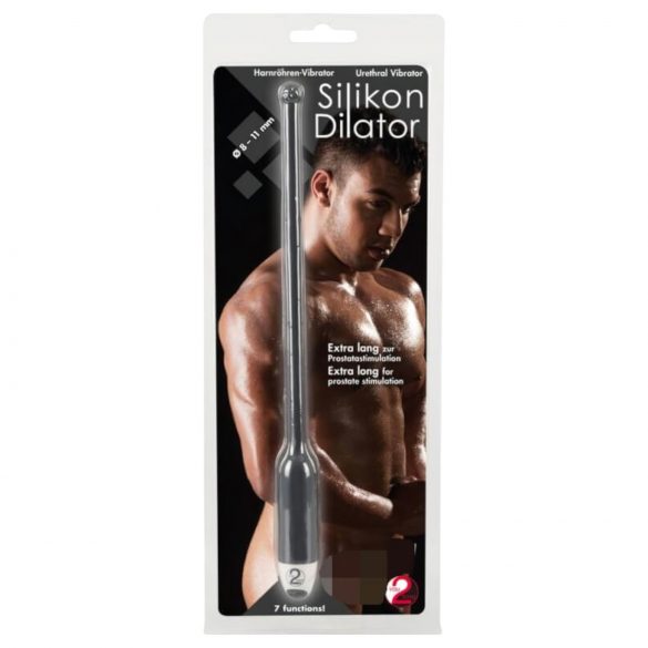 You2Toys Dilator - Silikone Urinvibrator - Sort (8-11mm)