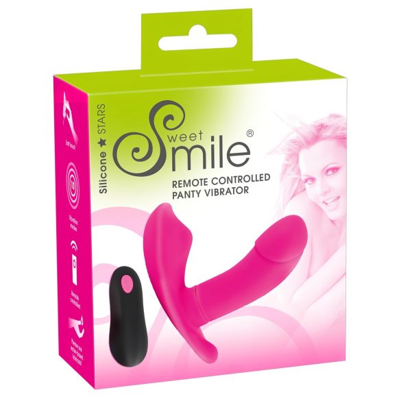 SMILE trusser - genopladelig trådløs vibrator (pink)