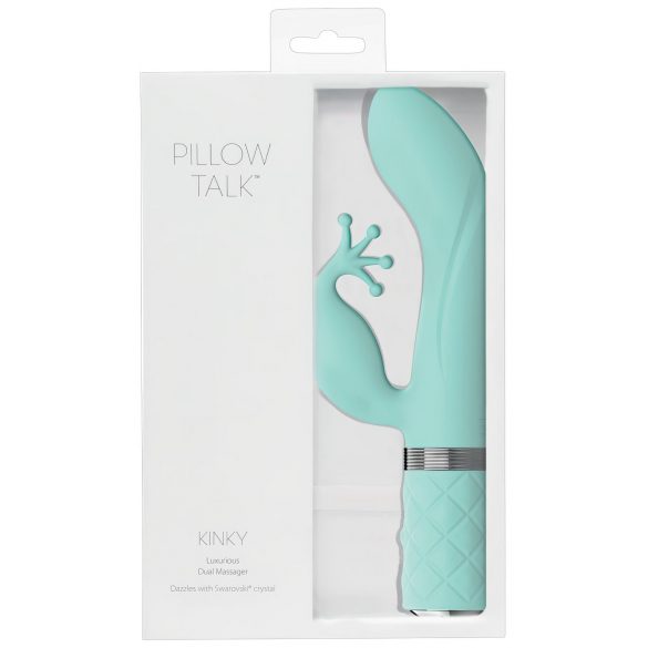 Pillow Talk Kinky - genopladelig G-punkt vibrator, turkis