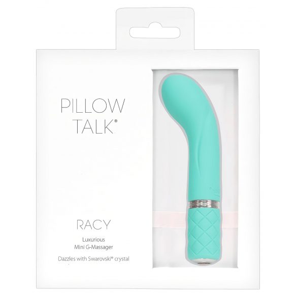 Pillow Talk Racy - slank G-punkt vibrator med batteri (turkis)