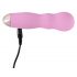 Cuties Mini Rose - bølget vibrator med batteri (pink)