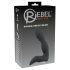 Rebel - Opladelig prostata vibrator med penisstimulation (sort)