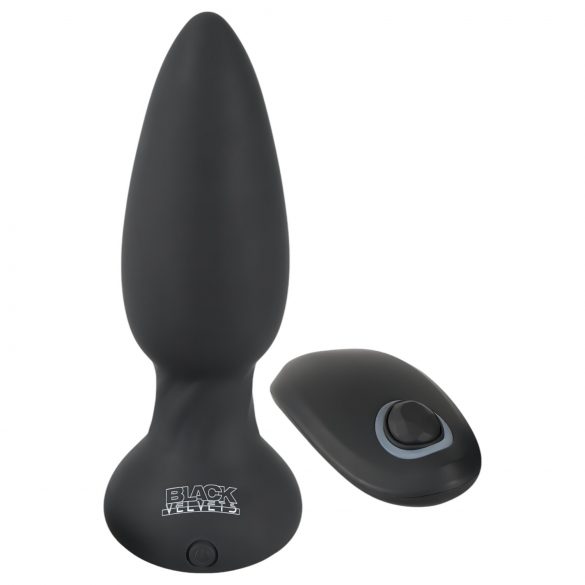 Black Velvet Drejende Perleanalvibrator (sort)