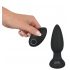 Black Velvet Drejende Perleanalvibrator (sort)