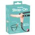 You2Toys - Opladelig Strap-On Vibrator (Naturlig)