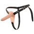 You2Toys - Opladelig Strap-On Vibrator (Naturlig)