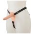 You2Toys - Opladelig Strap-On Vibrator (Naturlig)