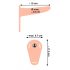 You2Toys - Opladelig Strap-On Vibrator (Naturlig)