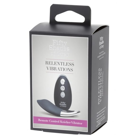 Fifty Shades Relentless klitorisvibrator - sort/sølv