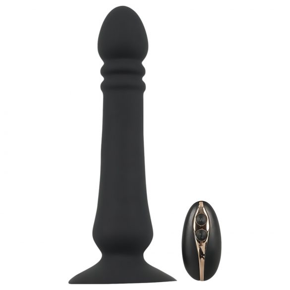 Black Velvet - opladelig anale vibrator (sort)