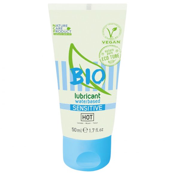 HOT Bio Sensitive - Vegansk vandbaseret glidecreme (50ml)