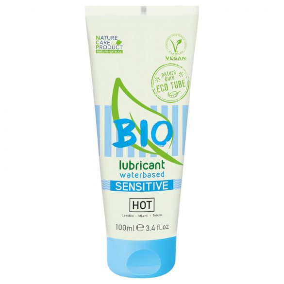 HOT Bio Sensitive - Vegansk vandbaseret glidecreme (100 ml)