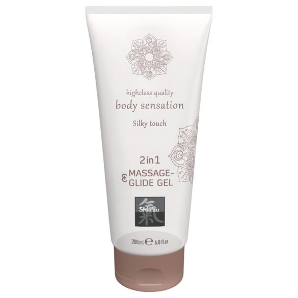 Shiatsu 2in1 Silky Touch - Silke massagelotion & glidecreme (200ml)