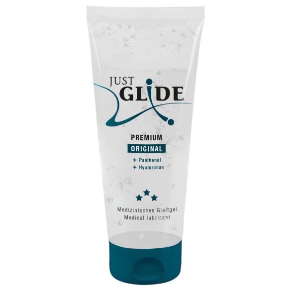 Just Glide Premium Original - vegansk, vandbaseret glidecreme (200ml)