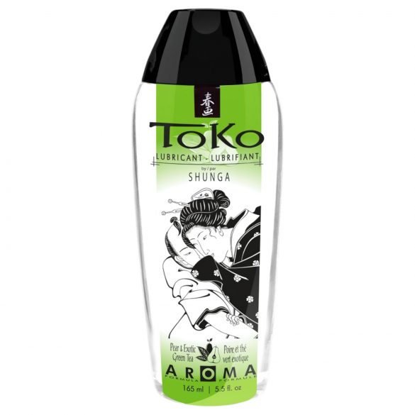 Shunga Toko vandbaseret glidecreme - pære og grøn te (165 ml)