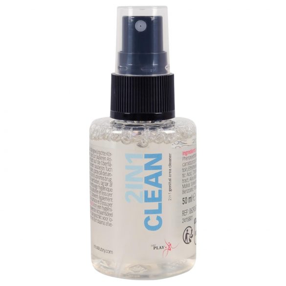 Just Play 2i1 Clean - desinficerende spray (50ml)