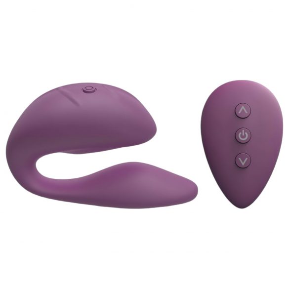 Cotoxo Cupid 2 - genopladelig, fjernstyret parvibrator (lilla)