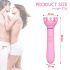 Sunfo - brystvorte og G-punkt vibrator (pink)