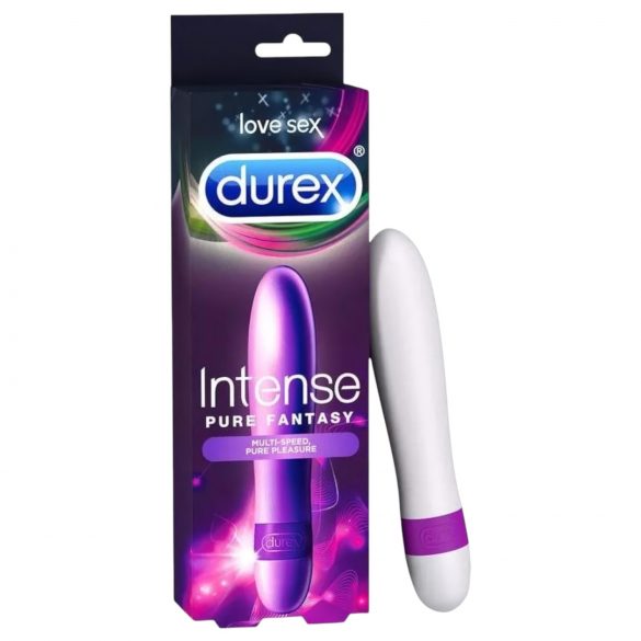 Durex Intense Pure Fantasy - hvid stavvibrator