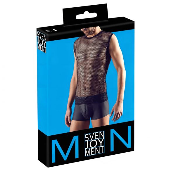 Svenjoyment - Sort net-top - XL/XXL